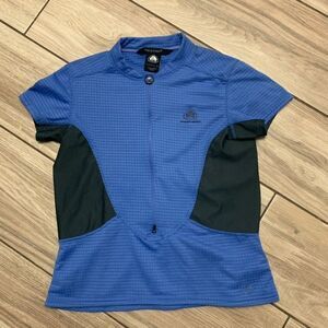 Nike ACG Blue Cycling‎ Shirt Women Large Bin K-29